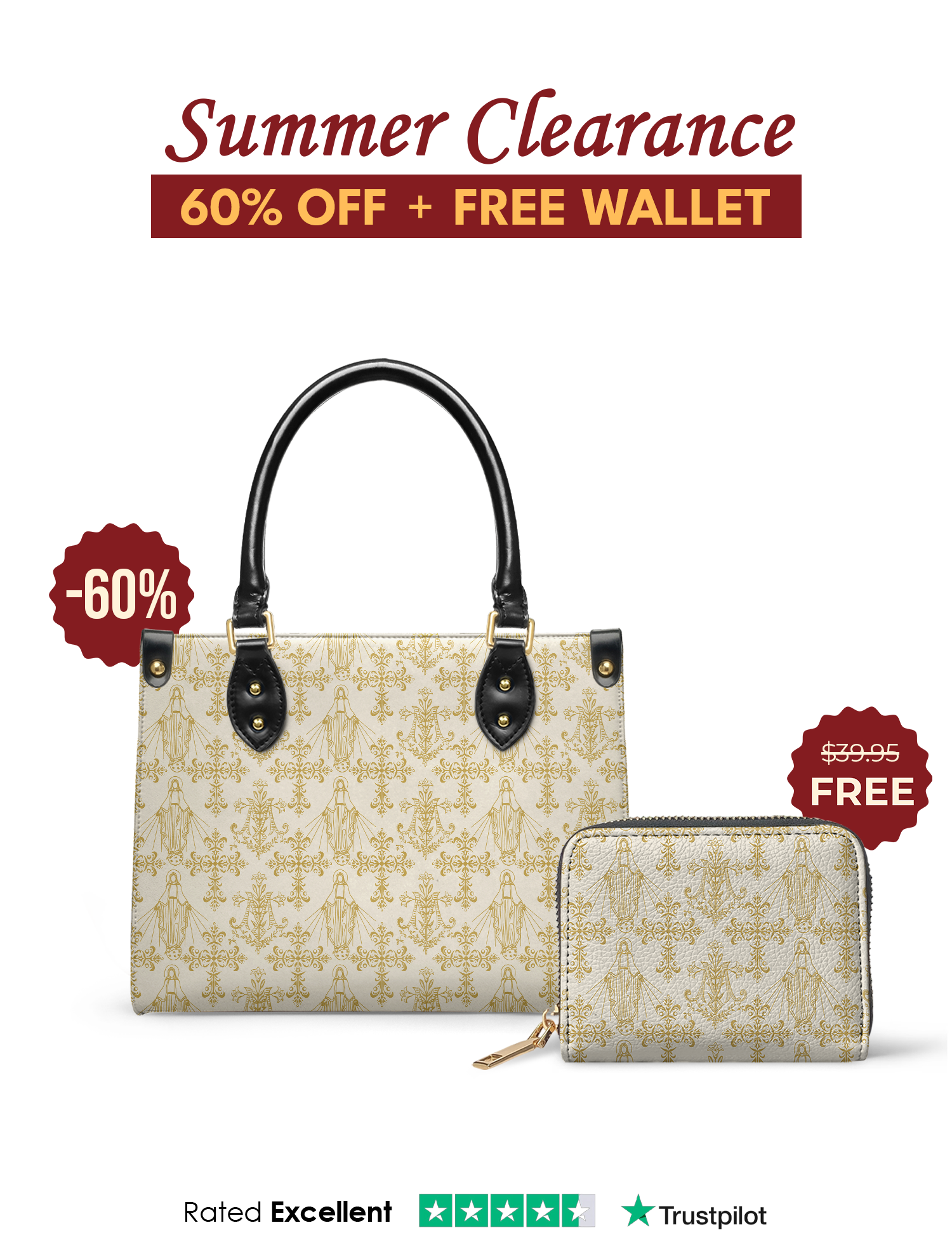 "Serena" Small Leather Handbag Offer