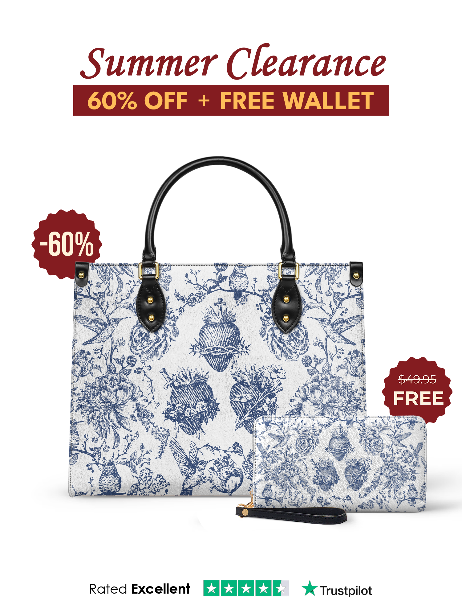 "Trinitas" Leather Handbag Offer