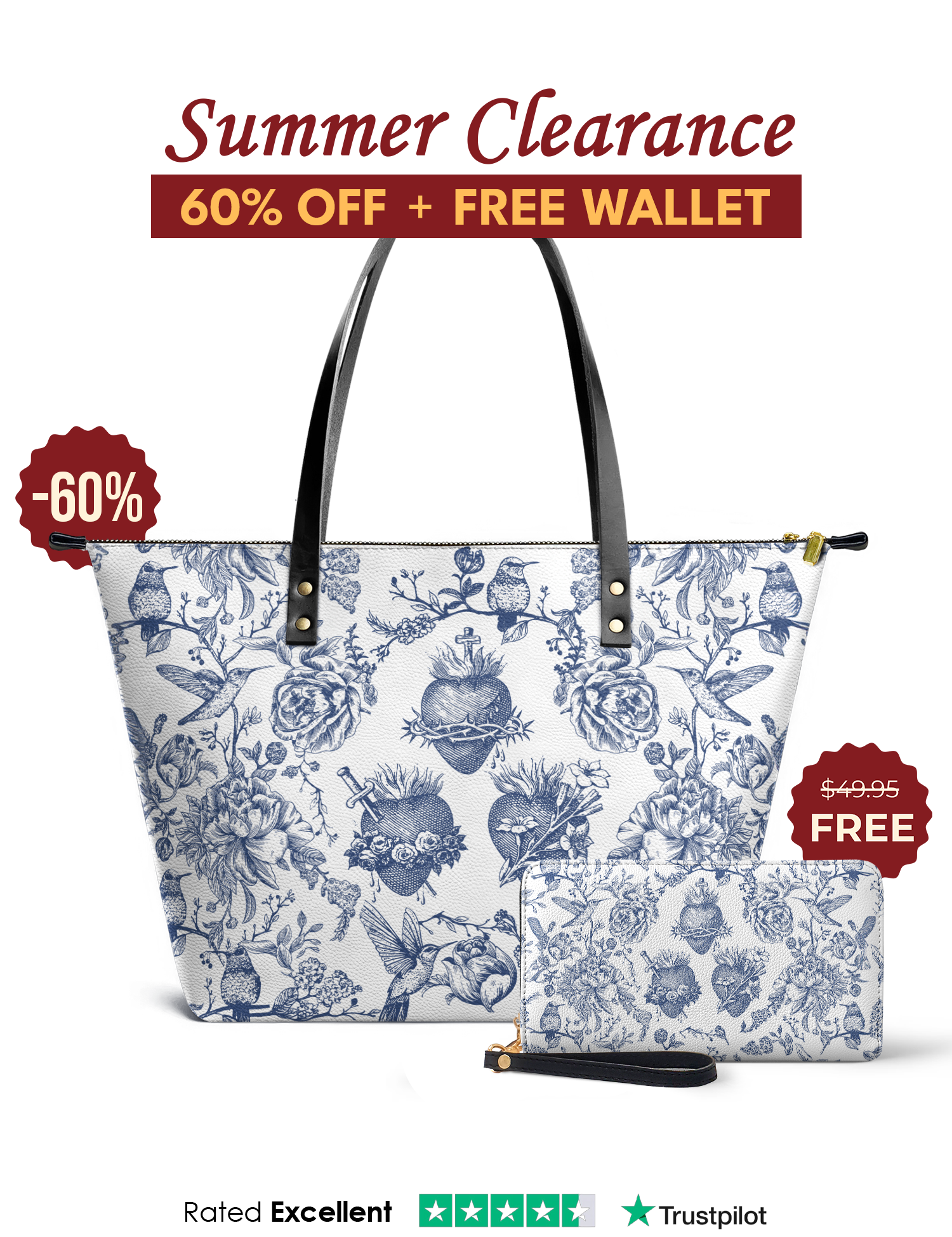 "Trinitas" Leather Tote Bag Offer