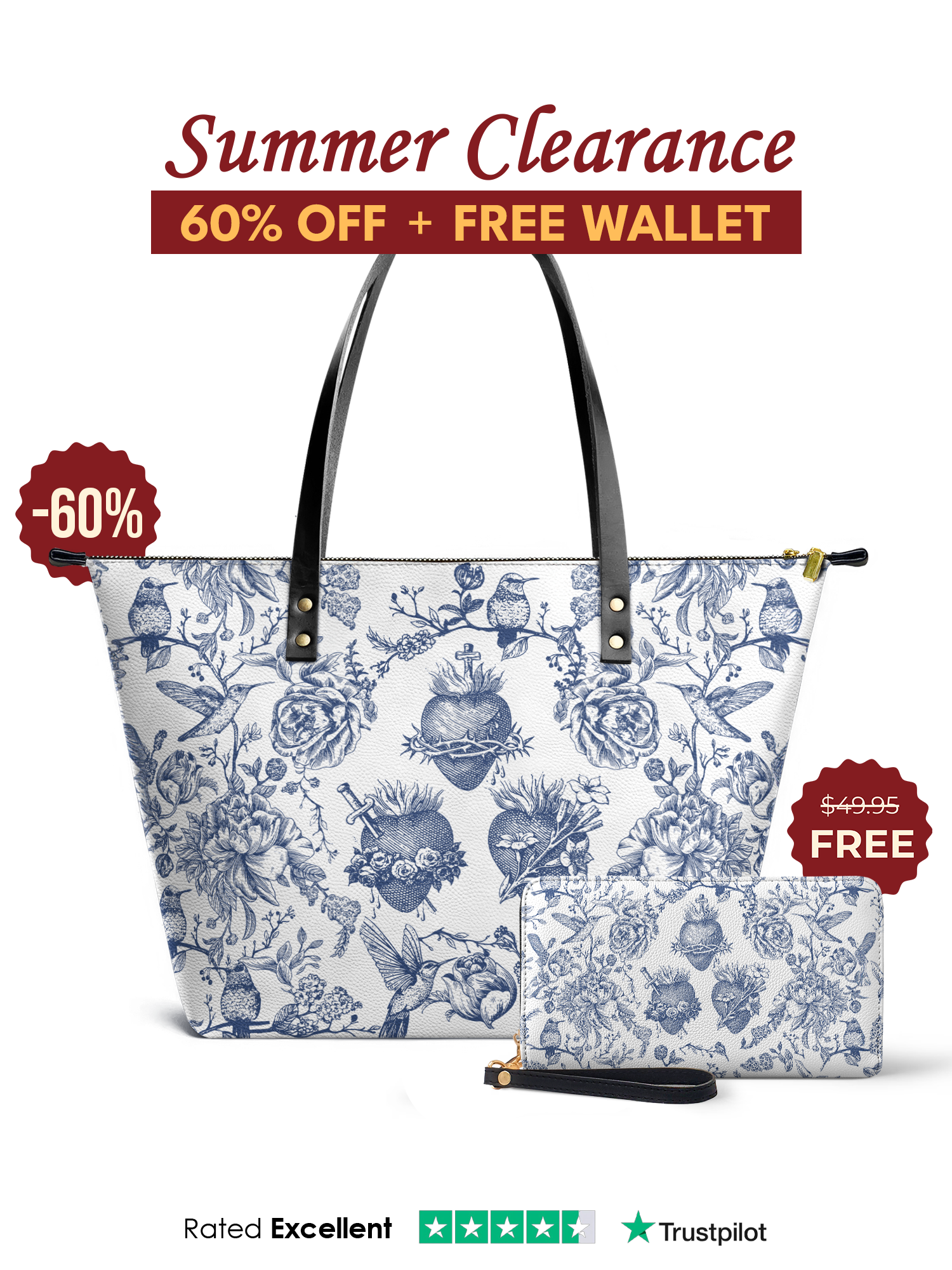 "Trinitas" Leather Tote Bag Offer